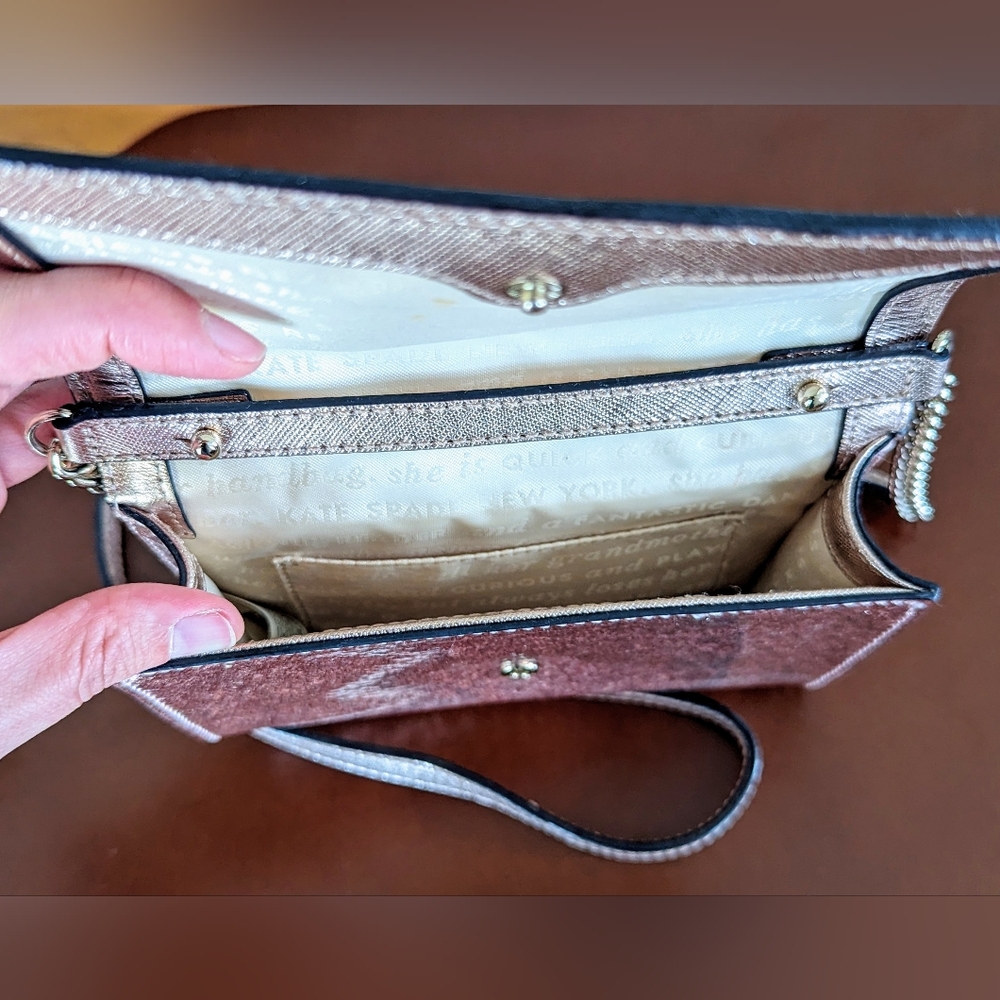 Kate Spade Crossbody - Rose Gold Sparkle - Picture 3 of 3
